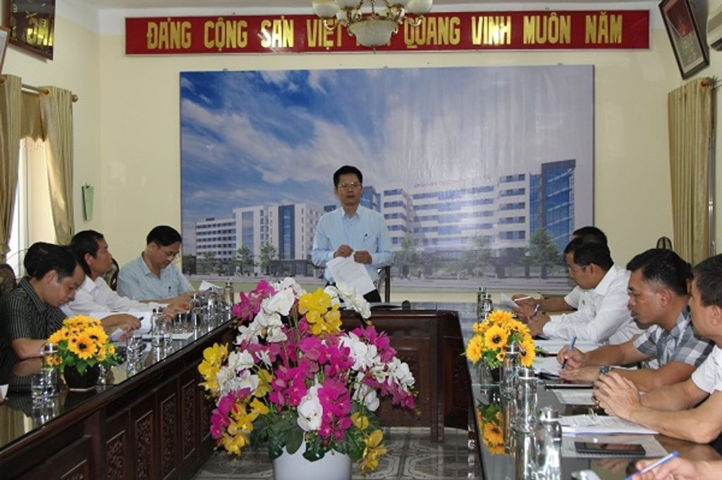 Phó Chủ tịch UBND tỉnh Nguyễn Văn Khước làm việc với Bệnh viện Giao thông vận tải Vĩnh Phúc